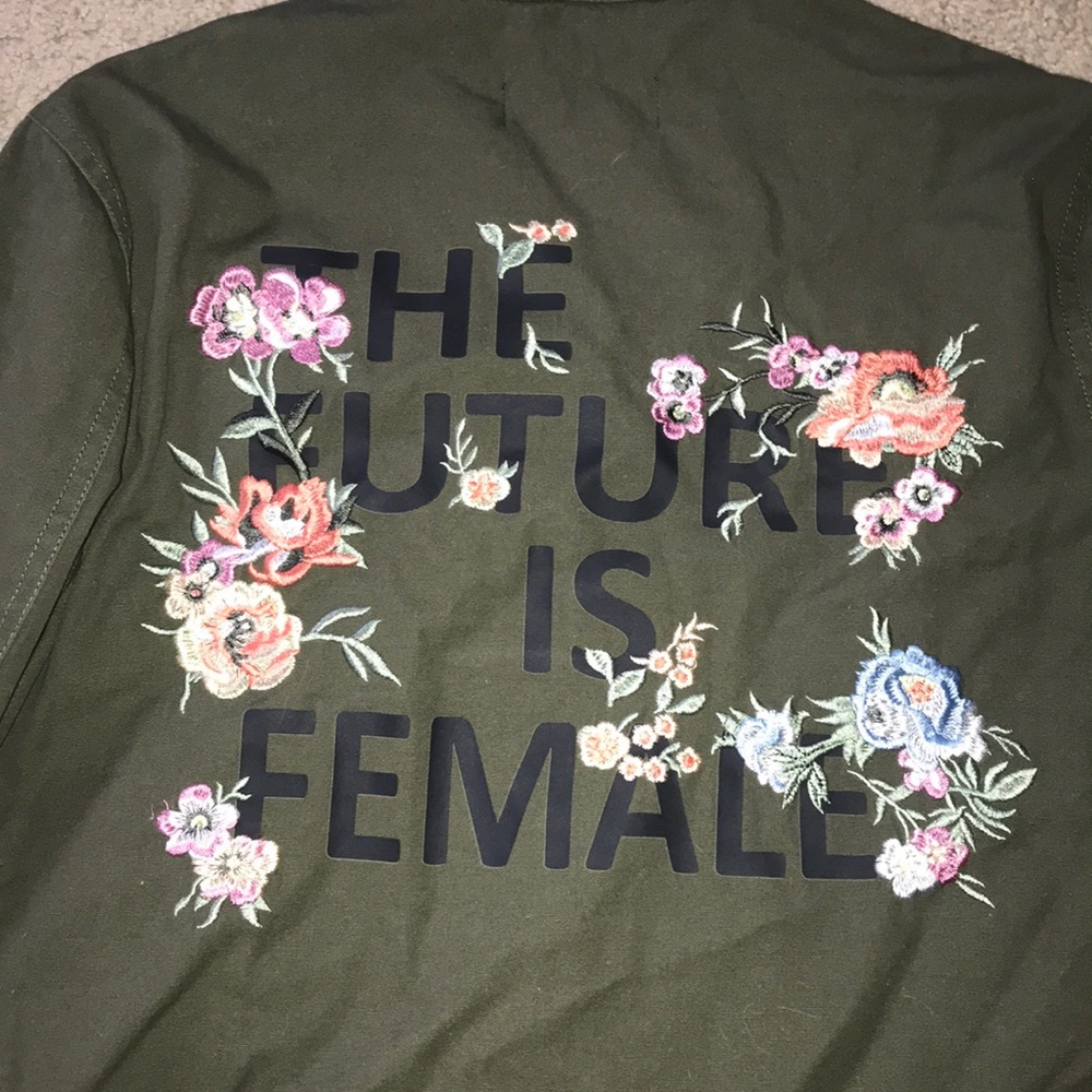 Future is Female Utility jacket